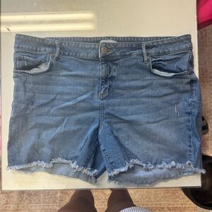 LOFT Denim Shorts Size 16